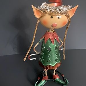 13 inch Christmas Elf tea light